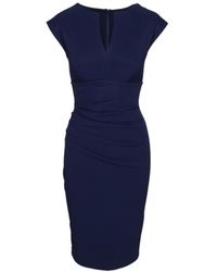 Diva Lydia Sleeveless Dress - Blauw
