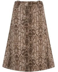 Alberta Ferretti - Midi Skirts - Lyst