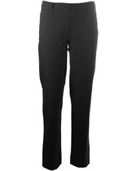 Cro - Broeken ,Zwart ,Katoen Klassieke Zwarte Regular Broek - Lyst