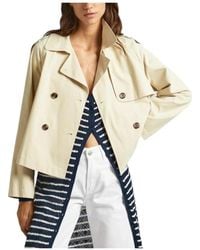 Pepe Jeans - Jassen ,Leer Sheila Trenchcoat - Lyst