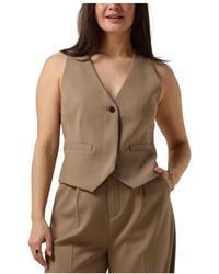 Copenhagen Muse - Jassen ,Grijs ,Leer Cmtailor Waistcoat - Lyst