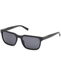 Timberland - Rechteckige polarisierte sonnenbrille für männer - Lyst