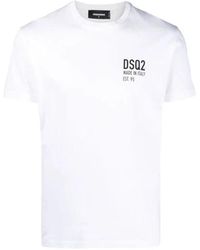 DSquared² - T-Shirt Mit Rundhalsausschnitt - Lyst