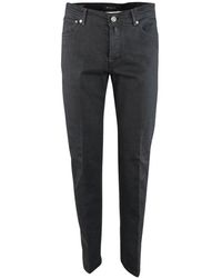 Kiton - Jeans Classic Solid 100% Handmade - Lyst