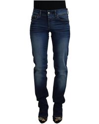 Just Cavalli - Blaue jeans mit niedriger taille - Lyst