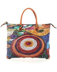 Gabs - Tassen ,Veelkleurig ,Katoen G3 Plus M Trip Borsa Zaino Trasformabile Shopper Tote Bauletto Pelle Stampa 610 - Lyst
