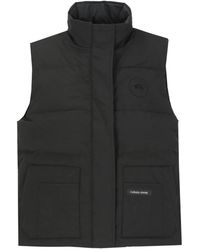 Canada Goose - Jassen ,Zwart ,Katoen Legacy Freestyle Vest - Lyst