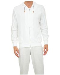 Eleventy - Sweatshirt mit Reißverschluss - Lyst