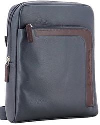 Piquadro - Blau Herren Schultertasche Organizer - Lyst