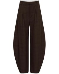 Gestuz - Broeken ,Bruin ,Wijde Broek - Lyst