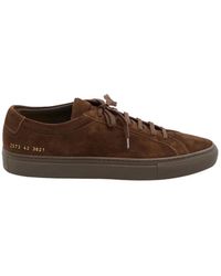 Common Projects - Schoenen ,Bruin ,Suède Shoe Common Project - Lyst