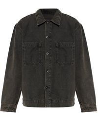 Rag & Bone - Jassen ,Zwart ,Denim Denim Jacket Met Zakken - Lyst