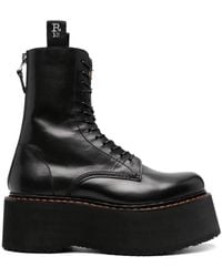R13 - Lace-Up Boots - Lyst
