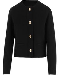 Ferragamo - Wol En Kasjmier Jasje - Lyst