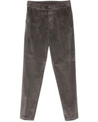 Eleventy - Broeken ,Bruin ,Katoen Corduroy Plissé Broek - Lyst