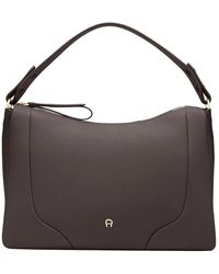 Aigner - Elegante Leder Schultertasche - Lyst