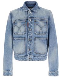 DSquared² - Jassen ,Blauw ,70's Jean Jacket - Lyst
