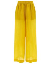 Nude - Wide Trousers - Lyst
