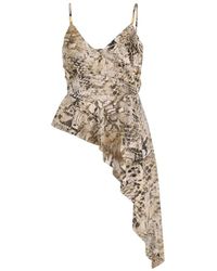 Guess - Ärmelloses Top Mit Animal-Print - Lyst