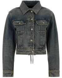 McQueen - Jassen ,Blauw ,Denim Denim Jacket - Lyst