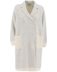 Panicale - Double-Breasted Coats - Lyst