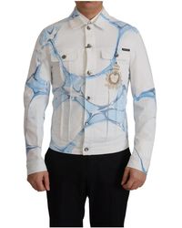 Dolce & Gabbana - Elegante giacca & cappotto in cotone da uomo - Lyst
