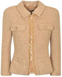 Elisabetta Franchi - Jackets > tweed jackets - Lyst