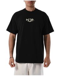 Huf - T-shirt in cotone con stampa fronte e retro - Lyst