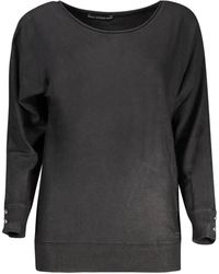 Guess - Truien & Vesten ,Zwart ,Rondgebreide Trui - Lyst