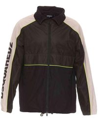 DSquared² - Jassen ,Zwart ,Polyester Jacket - Lyst