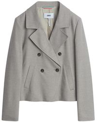 Cinque - Jassen ,Grijs ,Leer Cilug Blazerjacke - Lyst