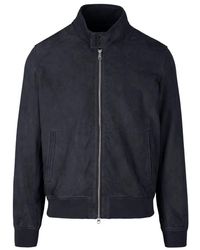Bomboogie - Friz Suede Leren Bomberjack - Lyst