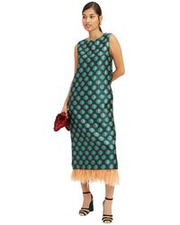 La DoubleJ - Kleedjes ,Veelkleurig ,Polyester Winter Sun Column Dress - Lyst