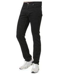 Jacob Cohen - Jeans ,Zwart ,Katoen Slim-Fit Bard Straight Jeans - Lyst