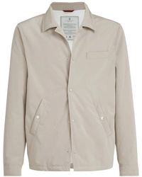 Brunello Cucinelli - Bonded Nylon Outerwear Jacket - Lyst