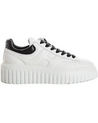 Hogan - Gestreifte korb-sneaker - Lyst