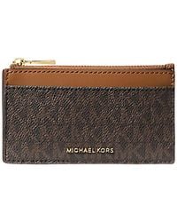 Michael Kors - Kompakte Jet Set Kartenhalter Brieftasche - Lyst