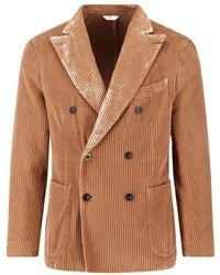 Boglioli - Velvet Double-Breasted Jacket - Lyst