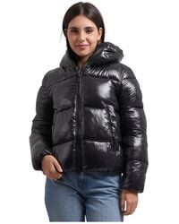 Save The Duck - Jassen ,Zwart ,Polyester Biddy Hooded Jacket - Lyst
