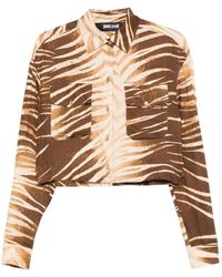 Just Cavalli - Overhemden ,Bruin ,Shirts - Lyst