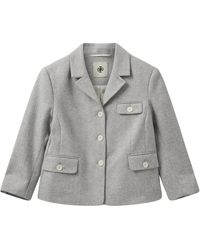 THE GARMENT - Jassen ,Grijs ,Wol Geometrische Wollen Jas - Lyst