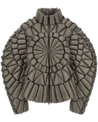 RAXXY - Jassen ,Grijs ,Nylon 3D Down Jacket - Lyst