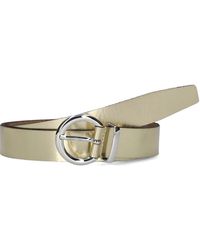 Notre-v - Accessoires ,Leer Stijlvolle Leren Riem - Lyst