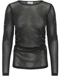 Saint Tropez - Tops ,Zwart ,Zwarte Maisie Sz Blouse - Lyst