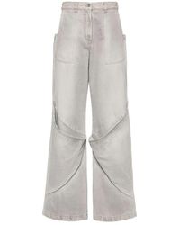 The Attico - Wide Jeans - Lyst