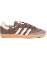 adidas Originals - Braune Samba Og Flache Schuhe - Lyst