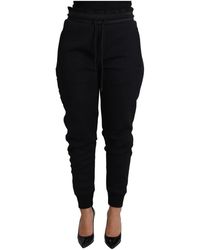 Dolce & Gabbana - Elegant Jogger Trouser With Iconic Logo - Lyst