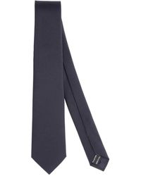 Tagliatore - Accessoires ,Blauw ,Satijn Stropdassen Blauw - Lyst