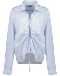 Prada - Light Fil-À-Fil Shirt - Lyst