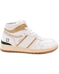 Date - Schoenen ,Wit ,Stijlvolle High-Top Sneakers - Lyst